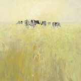 Cows in Spring Poster by Jan Groenhart