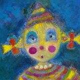 Petit Clown Nina Poster von Sophie Jourdan
