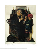 Le médecin et la poupée reproduction procédé giclée par Norman Rockwell