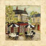 Corner Cafe I Poster by Charlene Winter Olson