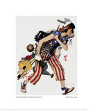 Rosie to the Rescue Giclee Print by Norman Rockwell