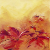 Red Flowers III Prints by Rita Marks Red Flowers III Prints by Rita Marks