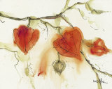 Lampions II Posters af Marthe