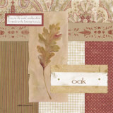 Scrapbook Oak Leaf Prints by Carol Robinson Scrapbook Oak Leaf Prints by Carol Robinson