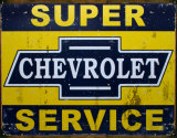 Super Chevy Service Plechová cedule