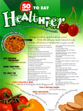 50 Ways To Eat Healthier - Poster 50 Ways To Eat Healthier - Poster