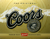 Coors Label Plaque en métal
