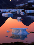 Iceberg Floats in the Bay in Kulusuk, Greenland Near the Arctic Circle Photographic Print
