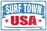 Surf City USA Tin Sign