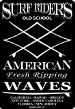 Surf Riders Old School Tin Sign