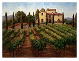 Hilltop Villa Affiches par Susan Hoehn