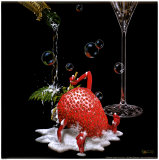 Bubbly Bath Posters by Michael Godard