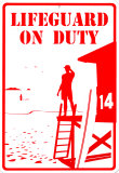 Lifeguard On Duty Plakietka emaliowana