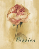 Antique Floral II - Passion Print Antique Floral II - Passion Print
