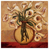 White Autumn Lilies Prints by Shelly Bartek