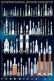 International Space Rockets Kunstdrucke