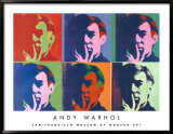 Sei autoritratti, 1967 Stampe di Andy Warhol Sei autoritratti, 1967 Stampe di Andy Warhol