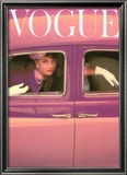 Couverture de Vogue, Fuchsia d'automne, 1957 Affiches par Norman Parkinson