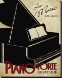 Piano Forte Stretched Canvas Print by Kelly Donovan