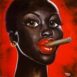 Chocolat Noir Affiche par Sandra Knuyt