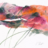 Modern Poppy II Print by Marta Peuckert