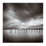 Twenty Sticks, Kohoku, Honshu, Japan Poster von Michael Kenna