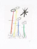Parler Seul, 1947 Collectable Print by Joan Miró