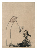 Man Climbing Kite Prints