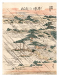 Night Rain on Karasaki Pine Posters by Katsushika Hokusai