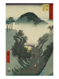 Okabe, from the Fifty-Three Station of the Tokaido Road Posters par Ando Hiroshige
