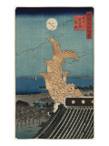 Ornamental Roof Posters par Ando Hiroshige