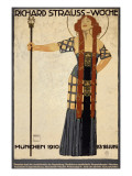 Richard Strauss Music Festival, circa 1910 Poster par Ludwig Hohlwein