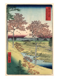 View of the Sunset at Meguro, Edo Posters by Ando Hiroshige