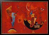 Mit Und Gegen Print by Wassily Kandinsky