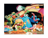 Worm Burgers Láminas por Charles Mills & Terry Brain