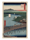Great Bridge at Senju Posters par Ando Hiroshige