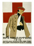 Red Cross Collection Drive, 1914 Affiches par Ludwig Hohlwein