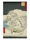 Fujikawa, from the Fifty-Three Station of the Tokaido Road Photographie par Ando Hiroshige