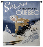 Ski Quebec TAPETE DE PAREDE