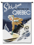 Ski Quebec TAPETE DE PAREDE