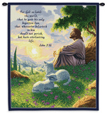 John 3:16 Wall Tapestry by Raoul Vitale