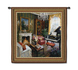 Grand Piano Room Wall Tapestry by Foxwell 