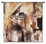 Piano Extraordinaire Wall Tapestry by Ruth Franks