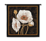 Poppies by Night Wall Tapestry by Melissa Pluch