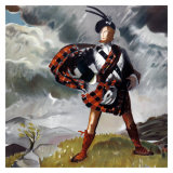 Western Highlands, LNER/LMS, 1934 Giclee Print by Doris Clare Zinkeisen