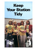 Keep Your Station Tidy, BR, 1979 Giclee Print