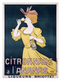 Citronnade Pineapple Drink Giclee Print by Leonetto Cappiello