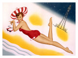LNER Blackpool Pin Up Girl Giclee Print