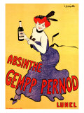 The Absinthe Gempp Pernod Lámina giclée por Leonetto Cappiello The Absinthe Gempp Pernod Lámina giclée por Leonetto Cappiello