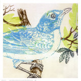 Bluebird Poster by Swan Papel
